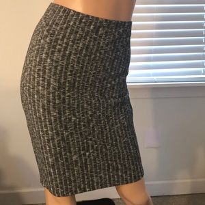 Charcoal knit skirt by forever 21; NWT; Size: LG